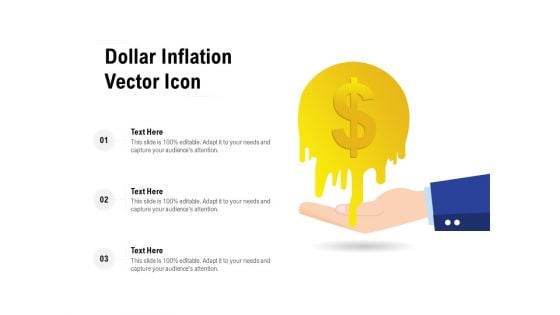 Dollar Inflation Vector Icon Ppt PowerPoint Presentation Portfolio Mockup PDF