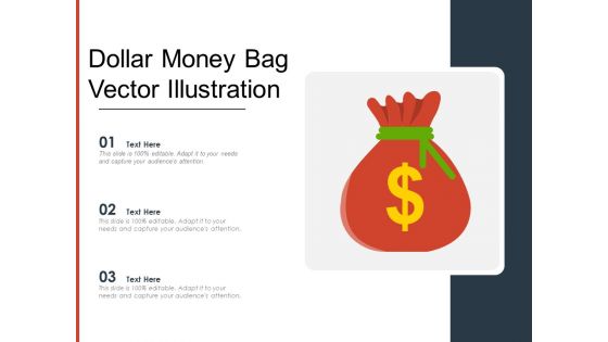 Dollar Money Bag Vector Illustration Ppt PowerPoint Presentation Model Graphics Download PDF