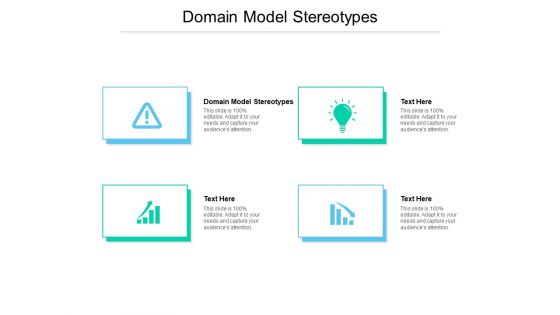 Domain Model Stereotypes Ppt PowerPoint Presentation File Smartart Cpb Pdf