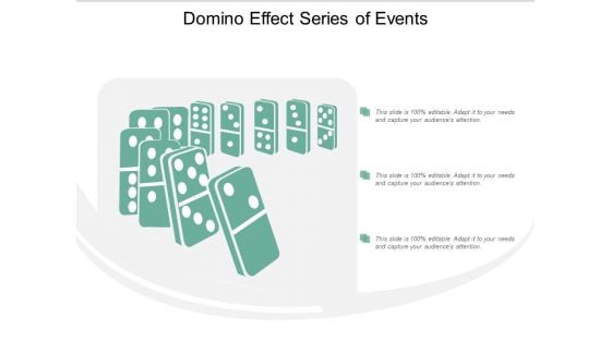 Domino Effect Series Of Events Ppt Powerpoint Presentation Styles Guidelines