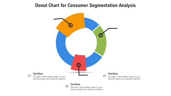 Donut Chart For Consumer Segmentation Analysis Ppt PowerPoint Presentation Gallery Gridlines PDF