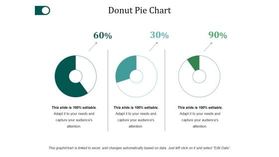 Donut Pie Chart Ppt PowerPoint Presentation Examples