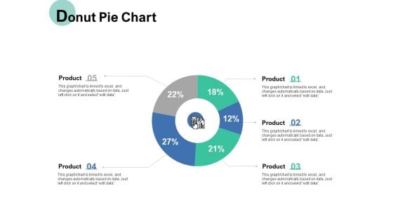 Donut Pie Chart Ppt PowerPoint Presentation File Vector