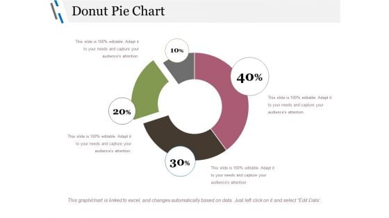 Donut Pie Chart Ppt PowerPoint Presentation Gallery Infographics