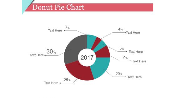 Donut Pie Chart Ppt PowerPoint Presentation Icon Layout