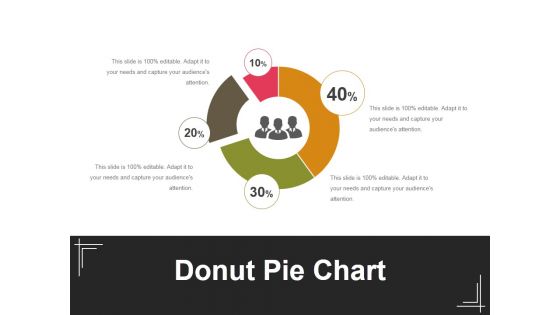 Donut Pie Chart Ppt PowerPoint Presentation Ideas Portfolio