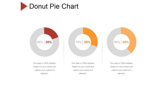 Donut Pie Chart Ppt PowerPoint Presentation Infographic Template Diagrams
