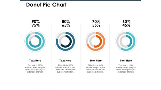 Donut Pie Chart Ppt PowerPoint Presentation Infographic Template Professional