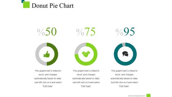 Donut Pie Chart Ppt PowerPoint Presentation Inspiration Deck