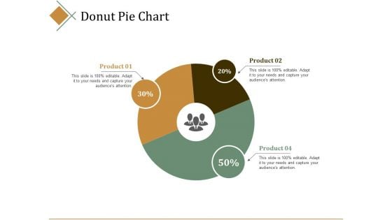 Donut Pie Chart Ppt PowerPoint Presentation Inspiration Elements