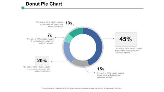 Donut Pie Chart Ppt PowerPoint Presentation Layouts Backgrounds