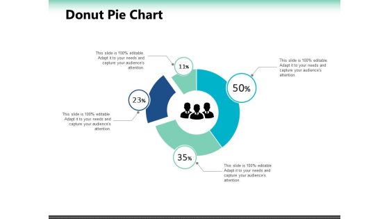 Donut Pie Chart Ppt PowerPoint Presentation Outline Deck