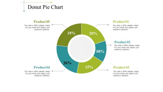 Donut Pie Chart Ppt PowerPoint Presentation Outline Template