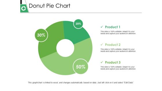 Donut Pie Chart Ppt PowerPoint Presentation Outline Visuals