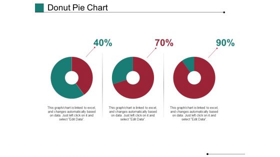 Donut Pie Chart Ppt PowerPoint Presentation Portfolio Backgrounds