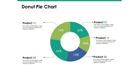 Donut Pie Chart Ppt PowerPoint Presentation Slides Icon