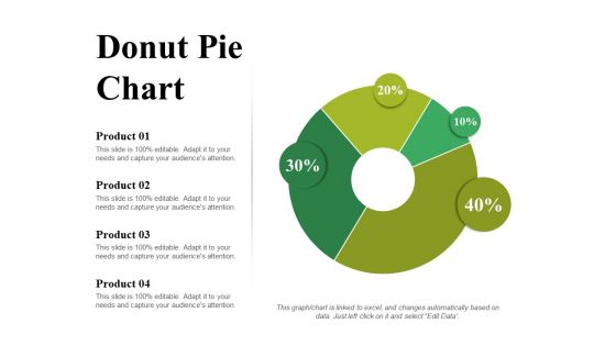 Donut Pie Chart Ppt PowerPoint Presentation Styles Example