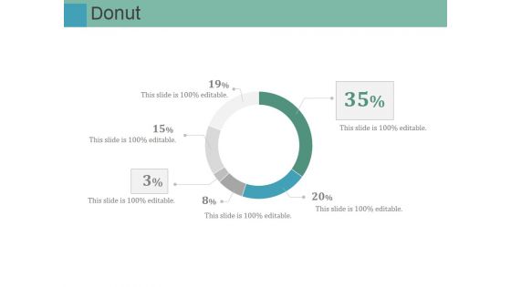 Donut Ppt PowerPoint Presentation Layouts Master Slide