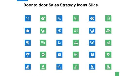 Door To Door Sales Strategy Icons Slide Growth Ppt PowerPoint Presentation Inspiration Slideshow