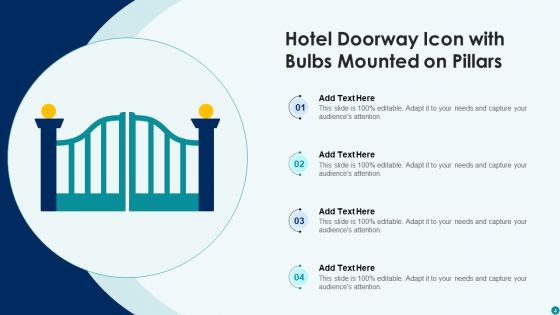 Doorway Icon Ppt PowerPoint Presentation Complete Deck With Slides