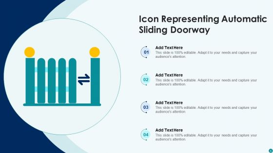 Doorway Icon Ppt PowerPoint Presentation Complete Deck With Slides