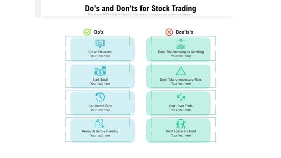 Dos And Donts For Stock Trading Ppt PowerPoint Presentation Pictures Microsoft PDF Dos And Donts For Stock Trading Ppt PowerPoint Presentation Pictures Microsoft PDF