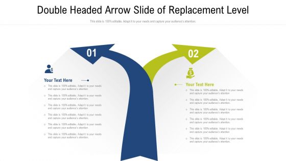 Double Headed Arrow Slide Of Replacement Level Designs PDF