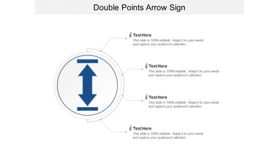 Double Points Arrow Sign Ppt PowerPoint Presentation Layouts Pictures