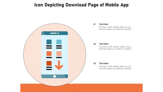 Downloading Icon Cloud Data Smartphone Ppt PowerPoint Presentation Complete Deck