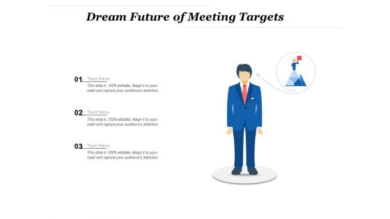 Dream Future Of Meeting Targets Ppt PowerPoint Presentation Inspiration Topics PDF