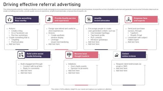 Driving Effective Referral Advertising Pictures PDF Driving Effective Referral Advertising Pictures PDF