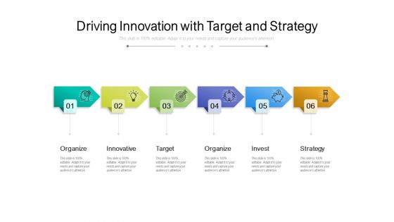 Driving Innovation With Target And Strategy Ppt PowerPoint Presentation Summary Graphic Images PDF