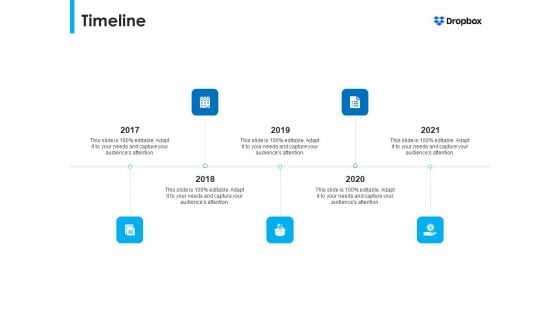 Dropbox Fundraising Elevator Timeline Introduction PDF