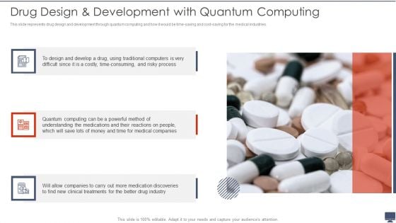 Drug Design Anddevelopment With Quantum Computing Ppt Gallery Shapes PDF