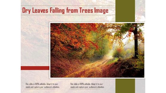 Dry Leaves Falling From Trees Image Ppt PowerPoint Presentation Show Images PDF