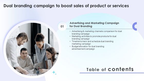 Dual Branding Campaign To Boost Sales Of Product Or Services Graphics PDF