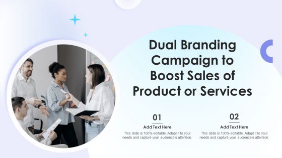 Dual Branding Campaign To Boost Sales Of Product Or Services Microsoft PDF