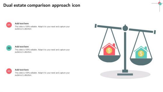 Dual Estate Comparison Approach Icon Mockup PDF