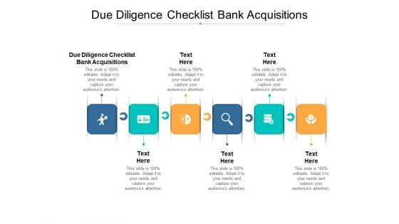 Due Diligence Checklist Bank Acquisitions Ppt PowerPoint Presentation Styles Layouts Cpb Pdf
