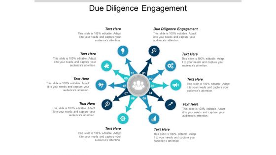 Due Diligence Engagement Ppt Powerpoint Presentation Icon Diagrams Cpb