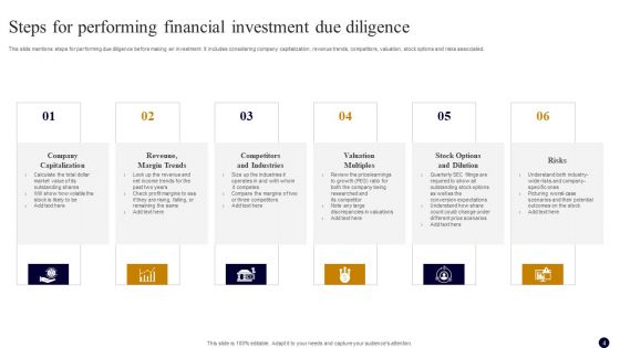 Due Diligence For Financial Investments Ppt PowerPoint Presentation Complete Deck With Slides