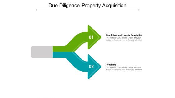 Due Diligence Property Acquisition Ppt PowerPoint Presentation Slides Themes Cpb