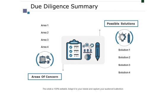 Due Diligence Summary Ppt PowerPoint Presentation Inspiration Smartart