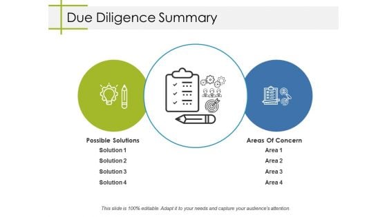 Due Diligence Summary Ppt PowerPoint Presentation Pictures Background Image