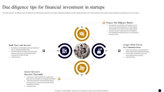 Due Diligence Tips For Financial Investment In Startups Structure PDF Due Diligence Tips For Financial Investment In Startups Structure PDF
