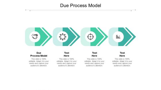 Due Process Model Ppt PowerPoint Presentation Pictures Demonstration Cpb Pdf