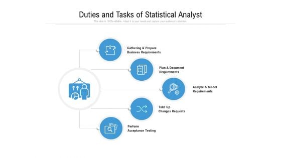 Duties And Tasks Of Statistical Analyst Ppt PowerPoint Presentation Pictures Slides PDF