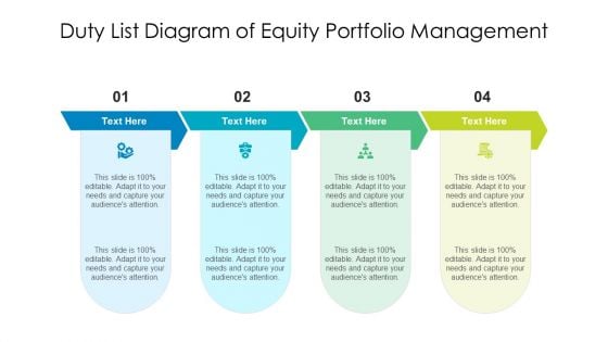 Duty List Diagram Of Equity Portfolio Management Ppt PowerPoint Presentation Outline Gallery PDF