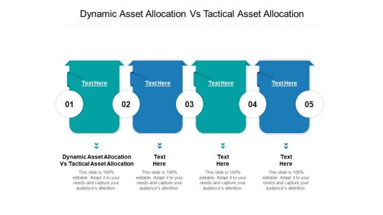 Dynamic Asset Allocation Vs Tactical Asset Allocation Ppt PowerPoint Presentation File Gridlines Cpb