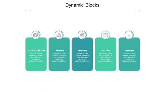 Dynamic Blocks Ppt PowerPoint Presentation Pictures Slides Cpb Pdf